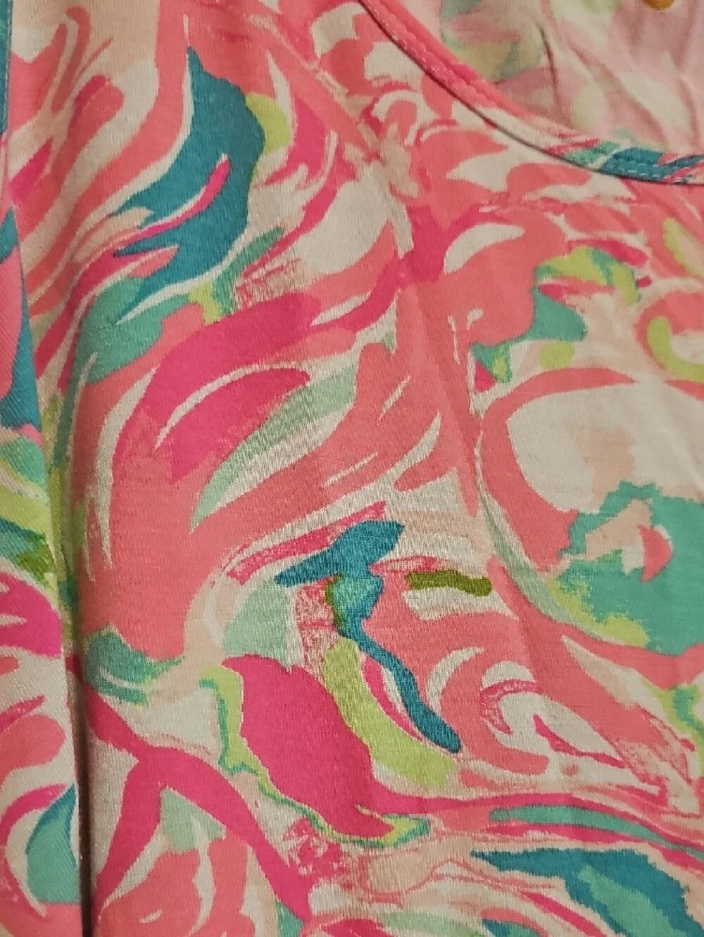 Lilly Pulitzer Pink Multi Swirl Tank
